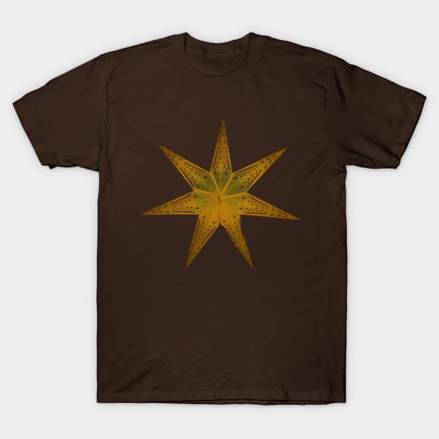 Yellow Star T-Shirt by wordsnclouds